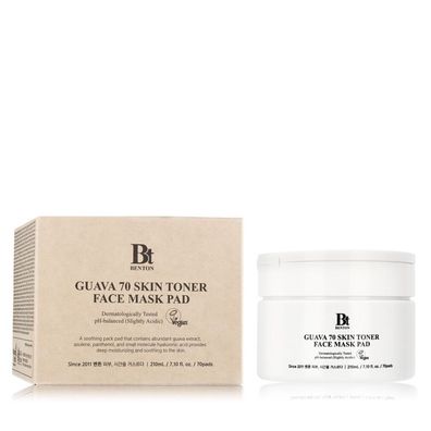 Benton Guave 70 Hauttoner Gesichtsmaske Pad 70 Blatt 210 ml