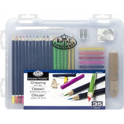 ROYAL & Langnickel Zeichnungsset in Kunststoffbox 35 Stück