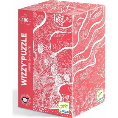 DJECO Magisches Lupenpuzzle Zauberbaum 100 Teile