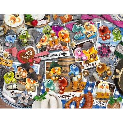 Ravensburger Puzzle Gelini auf dem Oktoberfest 2000 Teile