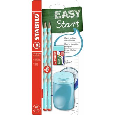 Stabilo EASYgraph Schulset für rechtshändige Kinder blau
