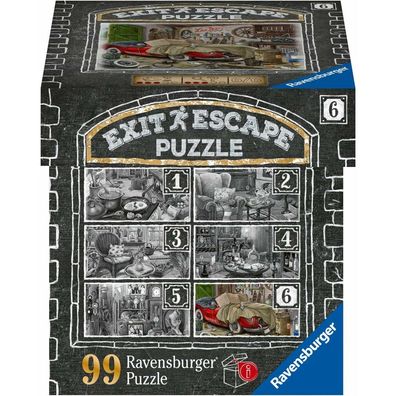 Ravensburger Escape EXIT puzzle Haunted Mansion 6: In der Garage 99 Teile