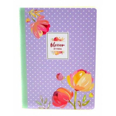 PUKKA Schulheft A5 Blossom flieder