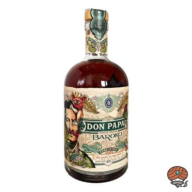 Don Papa Baroko Rum Single Island, 40% Vol. 0,7 l