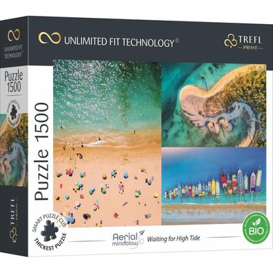 TREFL Puzzle UFT Aerial Mindblow: Warten auf die Flut 1500 Teile