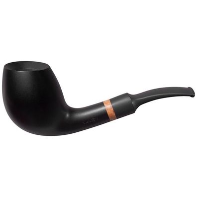 VAUEN Pfeife Olaf 1871, schwarz, glatt, matt, 9mm Filter