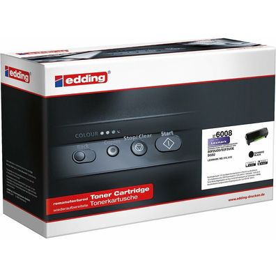 edding EDD-6008 schwarz Toner ersetzt Lexmark 50F2U00