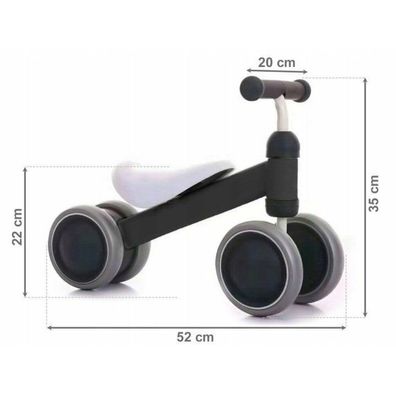 Ecotoys Scooter MINI schwarz