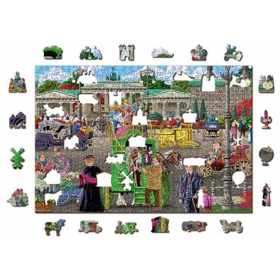 WOODEN CITY Holzpuzzle Pariser Platz in Berlin 2in1, 505 Teile ECO