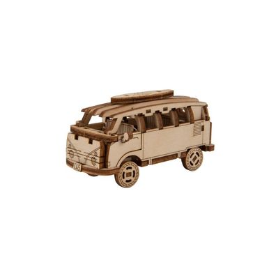 WOODEN CITY 3D puzzle Superschneller Kleinbus Retro