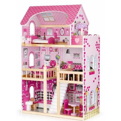 Ecotoys Maryland Residenz Puppenhaus mit Ausstattung