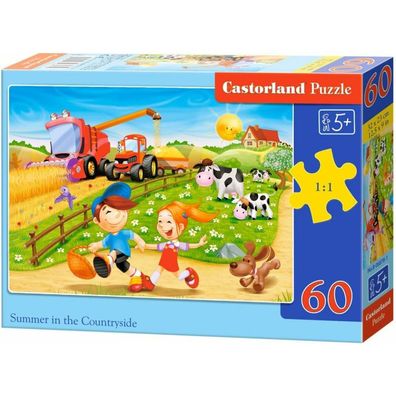 Castorland Puzzle Sommer auf dem Lande 60 Teile