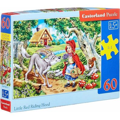 Castorland Puzzle Rotkäppchen und der Wolf 60 Teile