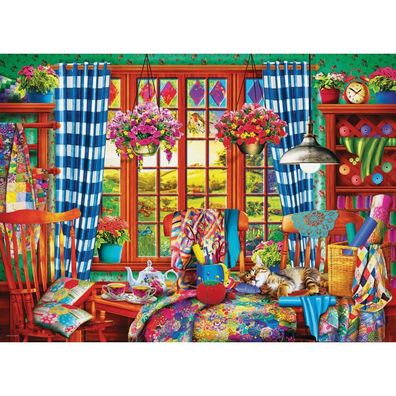 Eurographics Puzzle Patchwork Nähwerkstatt 1000 Teile
