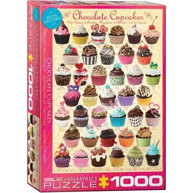 Eurographics Schokoladen-Cupcakes Puzzle 1000 Teile