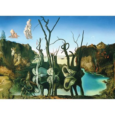 Eurographics Puzzle Schwäne spiegeln Elefanten 1000 Teile