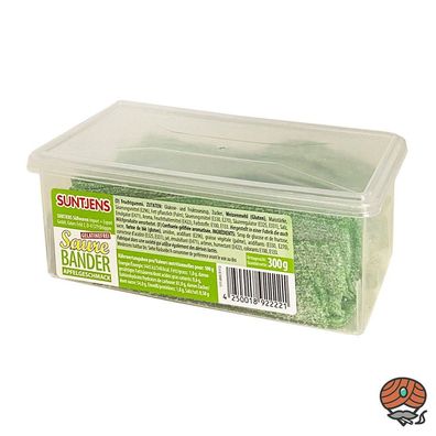 Suntjens Saure Bänder - Apfelgeschmack, 300g