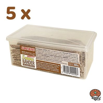 Suntjens Saure Bänder - Colageschmack 5x 300g