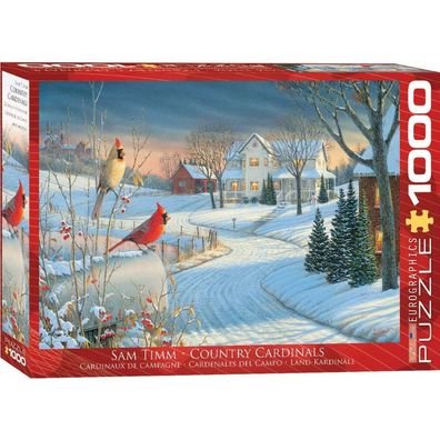 Landkardinäle von Sam Timm 1000 Teile Puzzle