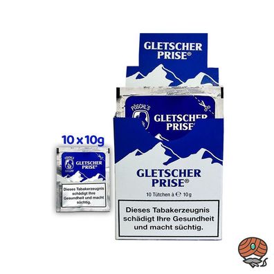 Gletscherprise Snuff Schnupftabak Beutel 10x 10g