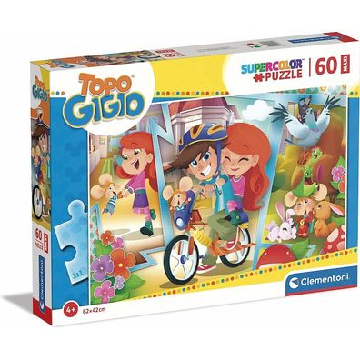 Clementoni Puzzle Gigio die Maus hat Spaß MAXI 60 Teile