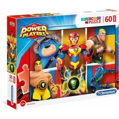 Clementoni Puzzle Power Players MAXI 60 Teile