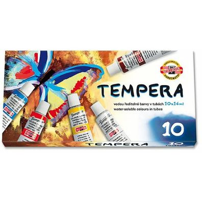 KOH-I-NOOR Temperafarben 10x16ml Schmetterling