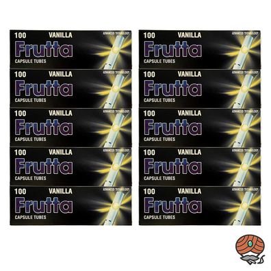 10x Frutta Vanilla / Vanille Click-Filterhülsen / Zigaretten-Hülsen