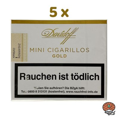 Davidoff Gold Mini Cigarillos / Zigarillos 5x 20 Stück