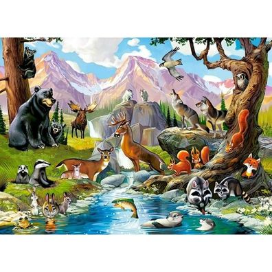Castorland Puzzle Waldtiere 70 Teile
