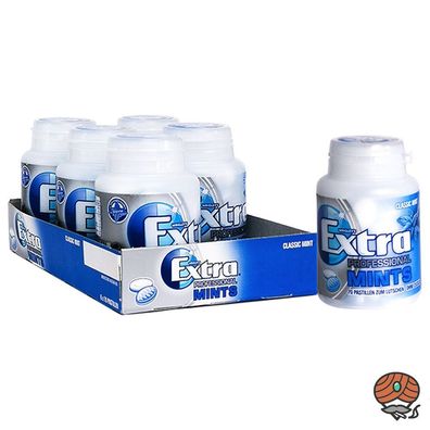 Wrigley's Extra Professional Mints Classic Mint Pastillen 6x 77g