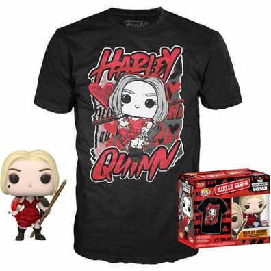 Set Figur POP & Tee DC Comics Escuadron Suicida Harley Quinn