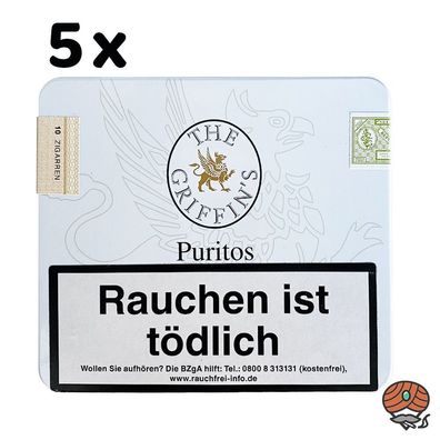5x The Griffin´s Puritos Zigarillos à 10 Stück