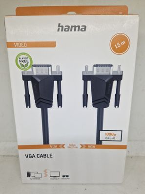 HAMA VGA-Kabel Full-HD 1080p 1 50 m (00200707)