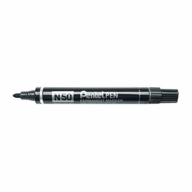 Dauermarker Pentel N50-BE Schwarz 12 Stück
