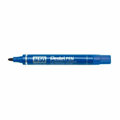 Dauermarker Pentel N50-BE Blau 12 Stück