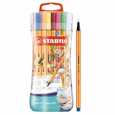 Marker-Set Stabilo Point 88 1 Stück