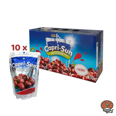 Capri-Sun Kirsche, Erfrischungsgetränk, 10x0,2 l