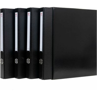 Ordnerbox mit Hebelmechanik Grafoplas 25 mm Modular Schwarz (35 x 29 x 18 cm)
