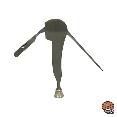 Angelo 3-teiliges Pfeifenbesteck in Chrom mit Stopfer, Dorn und Auskratzer