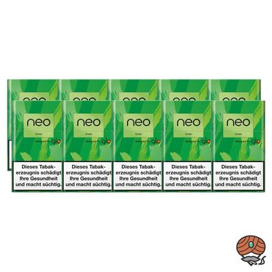 neo Green für GLO - 10 x Tabak Sticks à 20 Stück