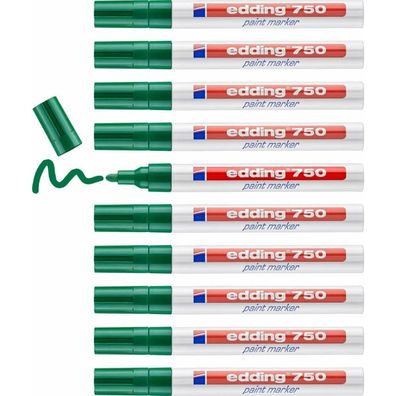 Dauermarker Edding 750 grün 10 Stück