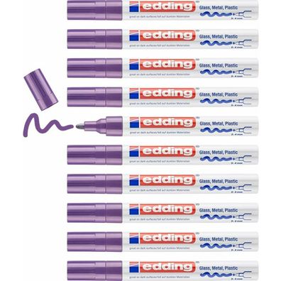 Dauermarker Edding 750 Violett 10 Stück