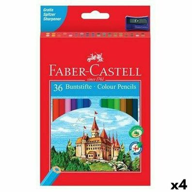 Buntstifte Faber-Castell Bunt (4 Stück)