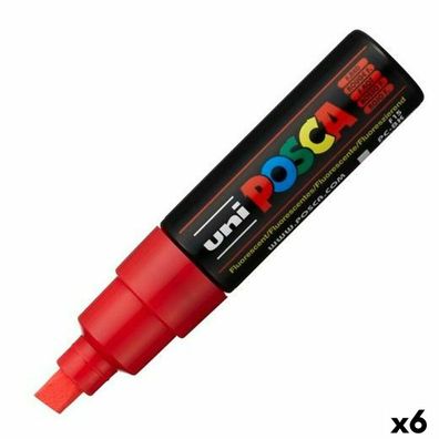 Filzstifte POSCA PC-8K Rot 6 Stück