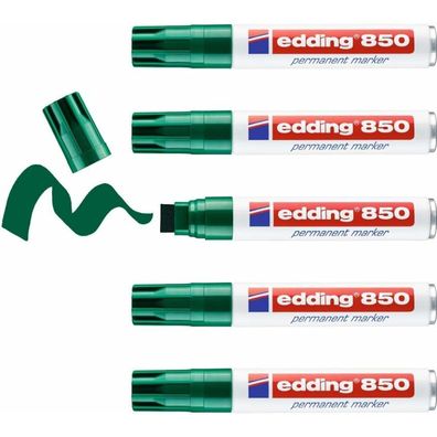 Dauermarker Edding 850 grün 5 Stück