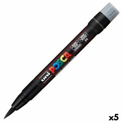 Filzstifte POSCA PCF-350 Schwarz 5 Stück