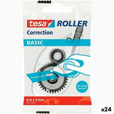 Korrektur-Band TESA Basic Weiß 24 Stück (5 mm x 8 m)
