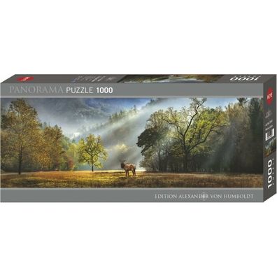 1000 Teile Panorama-Puzzle - Edition Humboldt: Morgengruß