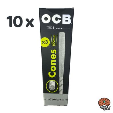 Box OCB Cones Premium Slim 10 Pack à 3 Cones